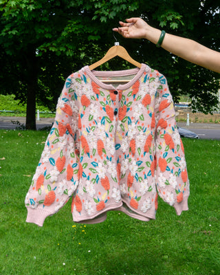 Pink Meadow Bloom Cardigan