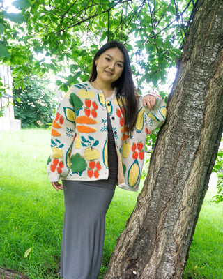 Beige Harvest Cardigan