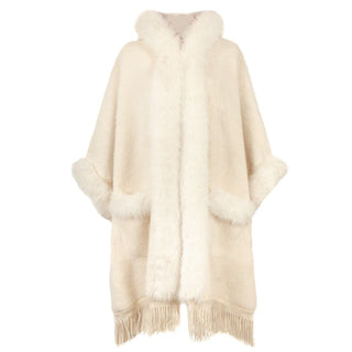 Soft Cream Coloured Poncho